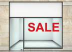 Aufkleber "SALE"- Klebebuchstaben fürs Schaufenster | 100cm x 30cm,  Farbe rot - Bild 2