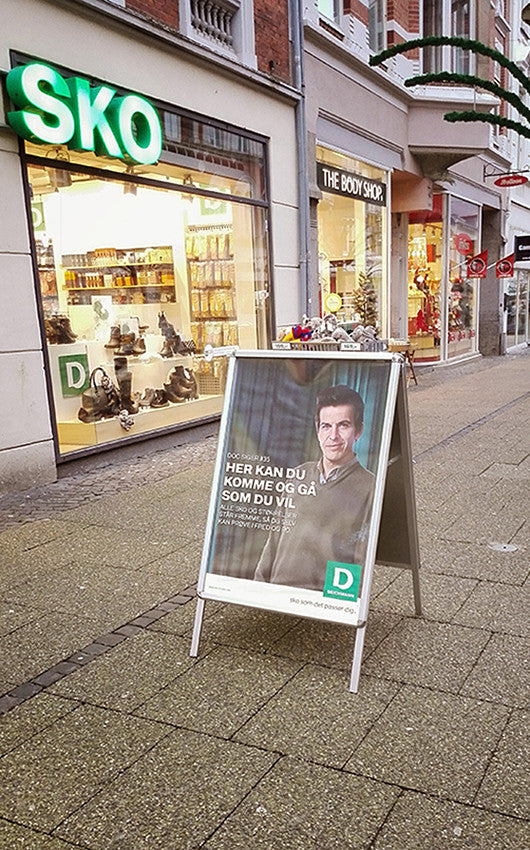 Alu-Line Gehwegaufsteller – Kundenstopper aus Aluminium - Bild 5