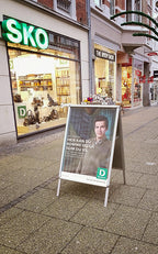 Alu-Line Gehwegaufsteller – Kundenstopper aus Aluminium - Bild 5