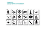 Bootskennzeichen 10 cm hoch| für Schlauchboot und Angelboot| personalisierte Bootsbeschriftung + Gratis Symbole | ein Produkt - beide Seiten des Bootes  (2 Schriftzüge) - Bild 12