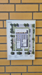 Wand-Firmenschild mit Alu-Rahmen | silber eloxiert,  RAL-Farbton - Bild 11