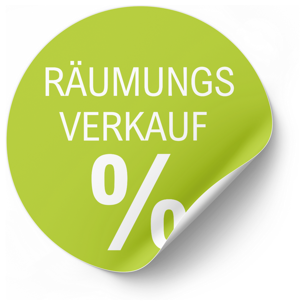 Räumungsverkauf SALE Aufkleber | Aufkleber fürs Schaufenster | Ø 20-90 cm - rot, rosa, orange, blau, grün - Bild 6