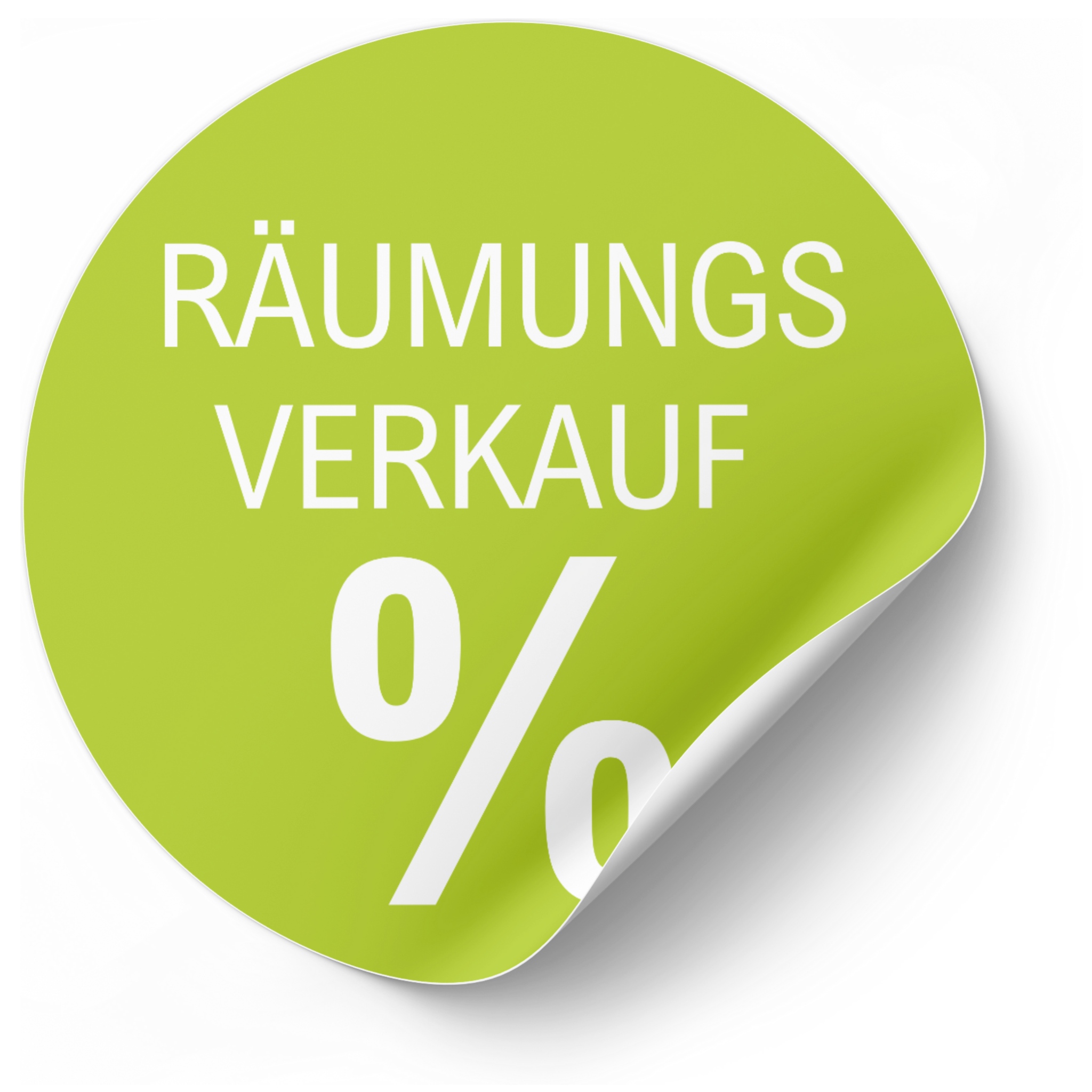 Räumungsverkauf SALE Aufkleber | Aufkleber fürs Schaufenster | Ø 20-90 cm - rot, rosa, orange, blau, grün - Bild 6