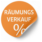 Räumungsverkauf SALE Aufkleber | Aufkleber fürs Schaufenster | Ø 20-90 cm - rot, rosa, orange, blau, grün - Bild 5