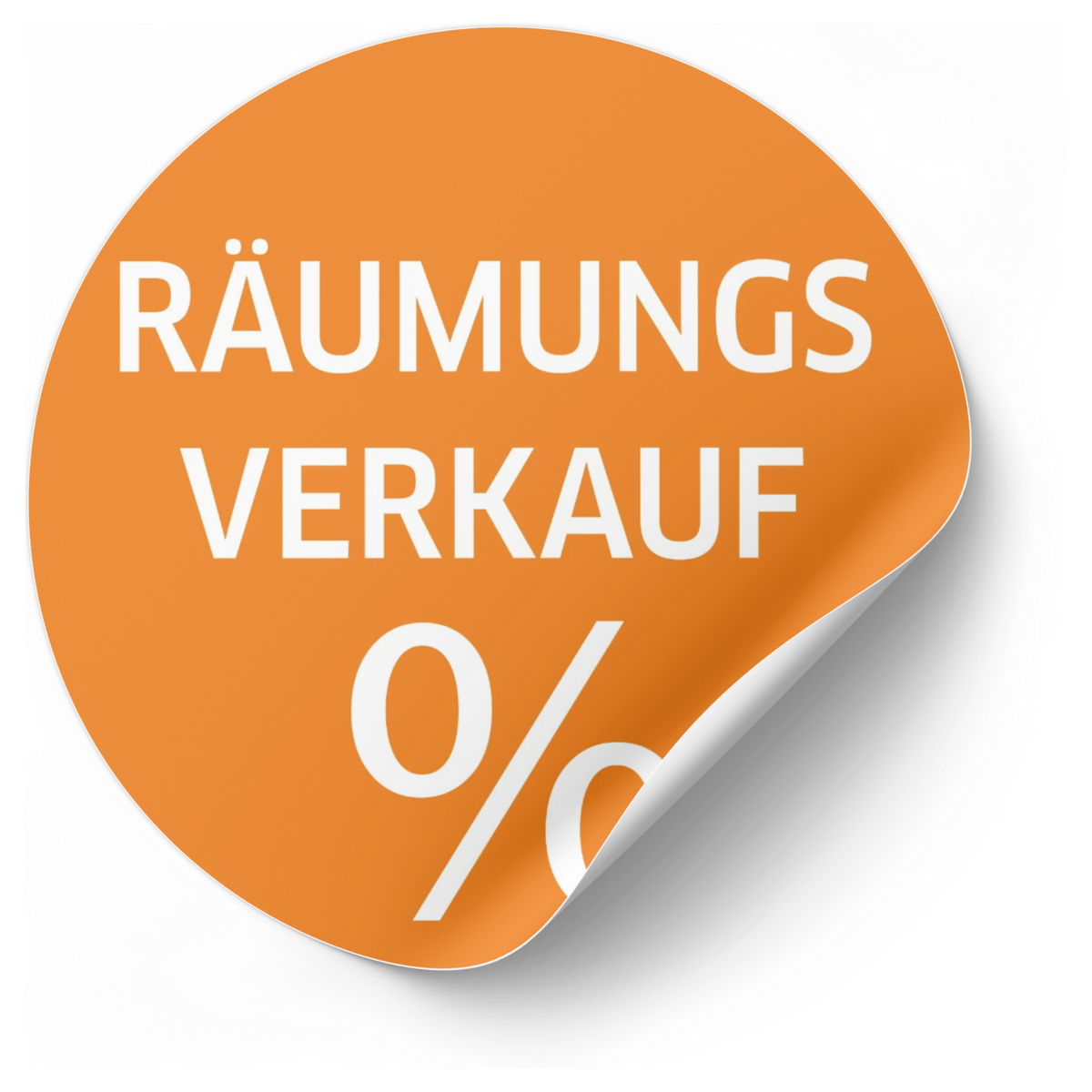 Räumungsverkauf SALE Aufkleber | Aufkleber fürs Schaufenster | Ø 20-90 cm - rot, rosa, orange, blau, grün - Bild 5