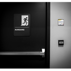 Personalisiertes Türschild | leicht gebogen | mit schwarzen Endkappen | mit/ohne Druck - Bild 9