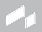 Leicht gewölbtes, doppelseitiges Fahnenschild | eloxiertes Aluminium | mit runden silbernen Randelementen - Bild 2