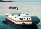 Bootskennzeichen 15 cm hoch| für Schlauchboot und Angelboot| personalisierte Bootsbeschriftung + Gratis Symbole | ein Produkt - beide Seiten des Bootes  (2 Schriftzüge) - Bild 9
