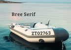 Bootskennzeichen 15 cm hoch| für Schlauchboot und Angelboot| personalisierte Bootsbeschriftung + Gratis Symbole | ein Produkt - beide Seiten des Bootes  (2 Schriftzüge) - Bild 5