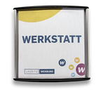 Personalisiertes Türschild | leicht gebogen | mit schwarzen Endkappen | mit/ohne Druck - Bild 7