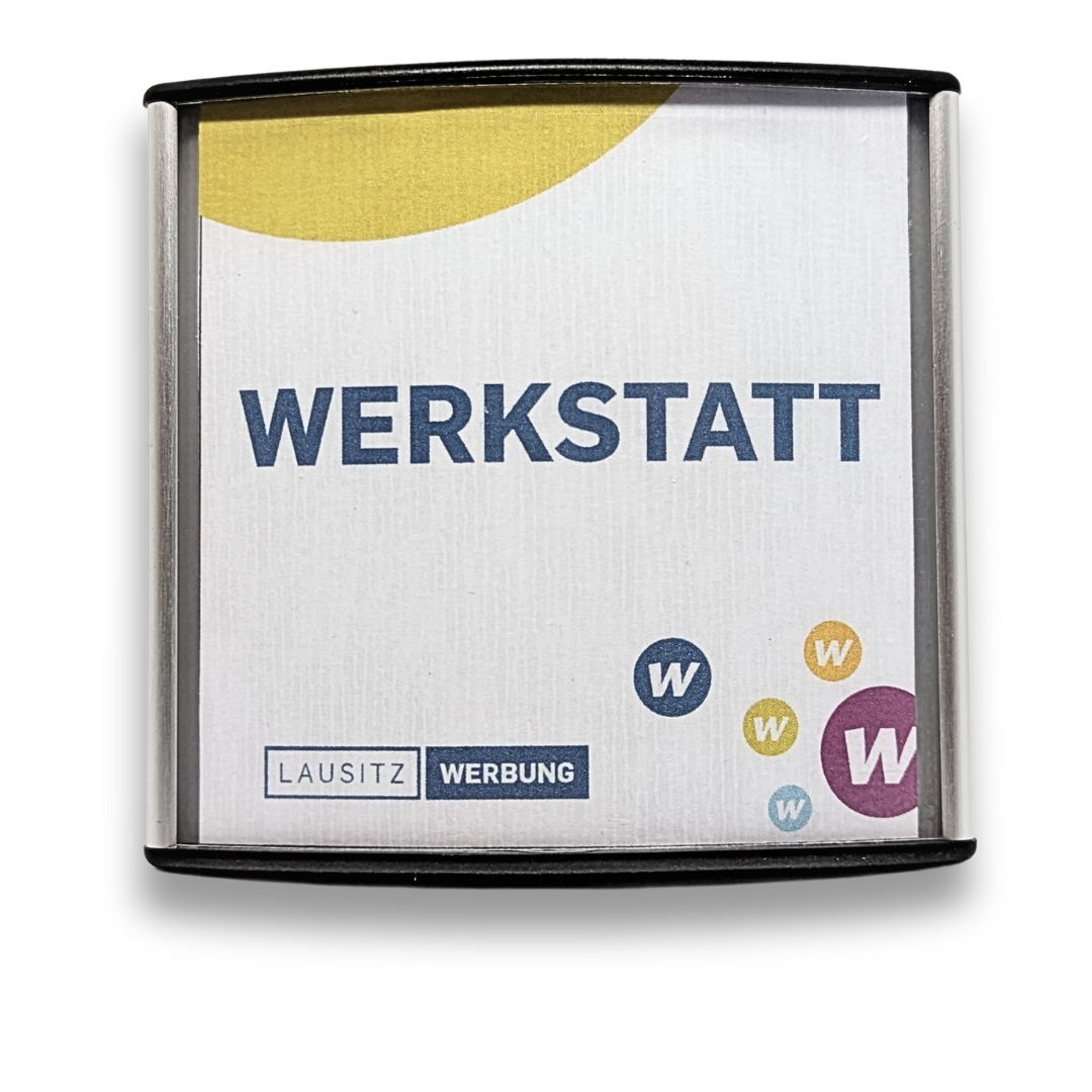 Personalisiertes Türschild | leicht gebogen | mit schwarzen Endkappen | mit/ohne Druck - Bild 7