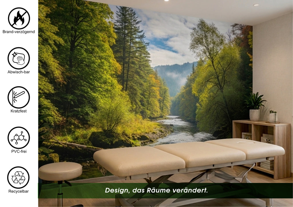 Velours-Tapete nach Maß für Innenräume – inkl. Druck | Exklusive Samtoptik & individuelle Motive - Bild 7