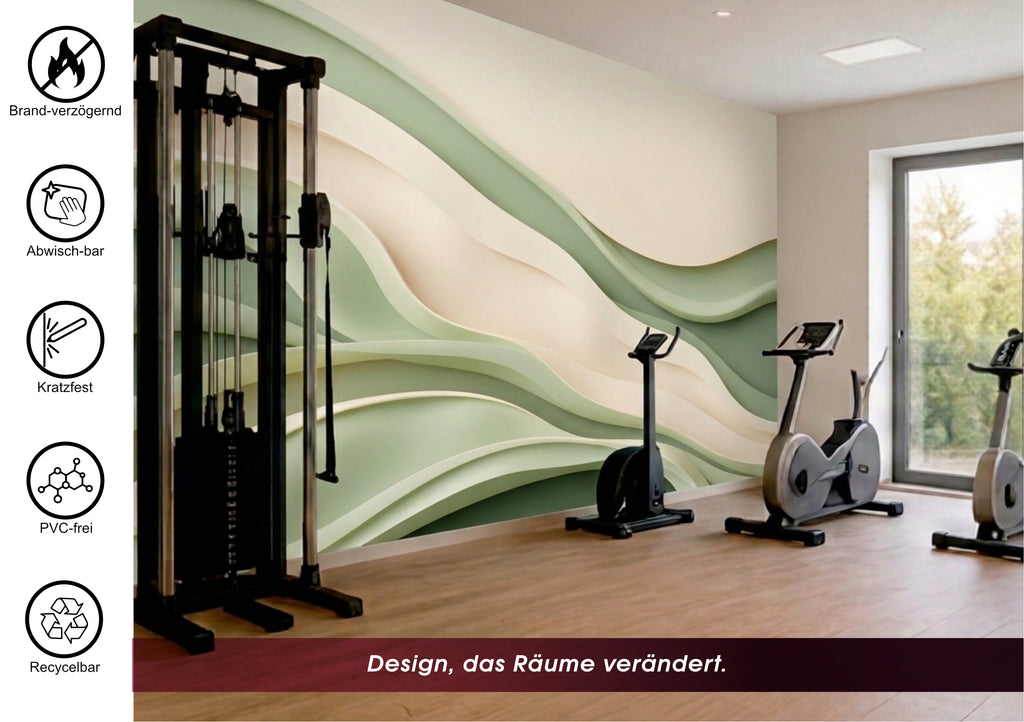 WalltexPro® Tapete nach Maß für Innenräume – inkl. Druck | Nahtlose Textiltapete & PVC-frei - Bild 5