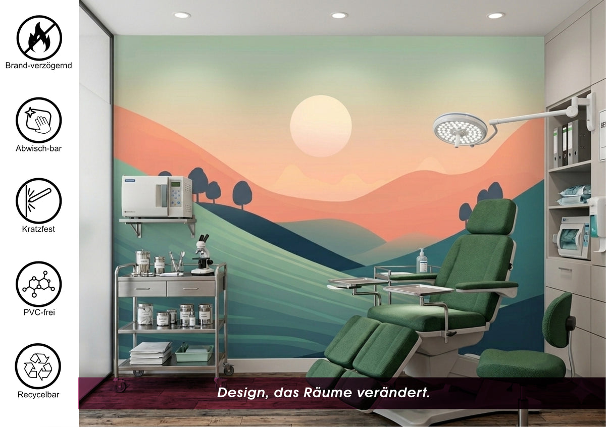 Velours-Tapete nach Maß für Innenräume – inkl. Druck | Exklusive Samtoptik & individuelle Motive - Bild 2