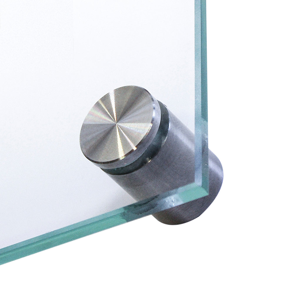 WC Schild Damen Design G | 15 cm x 15 cm Glas | Weiß, Schwarz, Anthrazit | mit / ohne Abstandshaltern - Bild 2