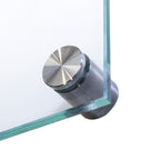 WC Schild Damen Design G | 15 cm x 15 cm Glas | Weiß, Schwarz, Anthrazit | mit / ohne Abstandshaltern - Bild 2