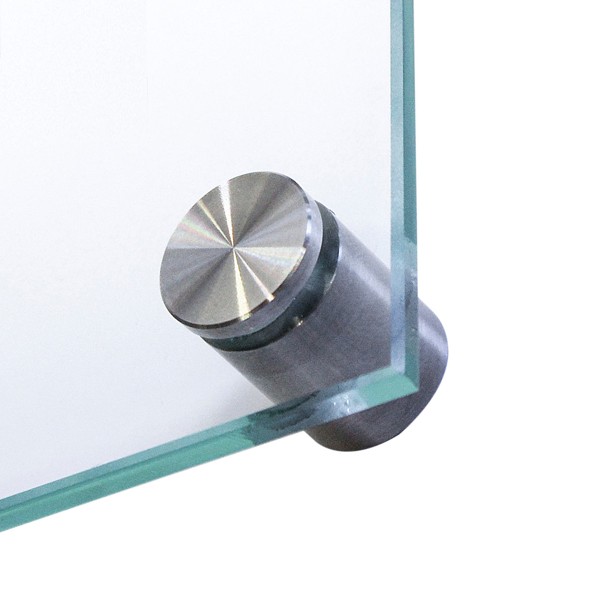 WC Schild Damen Design H | 15 cm x 15 cm Glas | Weiß, Schwarz, Anthrazit  | mit / ohne Abstandshaltern - Bild 2