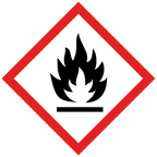 Gefahrstoffsymbol GHS 02 „Brennbare Stoffe“ | Propan, Butan, Acetaldehyd | CLP Gefahrgut Kennzeichnung