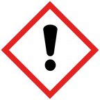 Gefahrstoffsymbol GHS 07 „Achtung“ – Kohlenwasserstoffe, Limonen | CLP ADR Gefahrgut Kennzeichnung