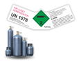 Kältemittel Gemisch R-449A UN 1078  | Gefahrgut Kennzeichnung Aufkleber | ADR & DIN EN ISO | Personalisierung