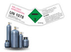 Kältemittel Gemisch R-449A UN 1078  | Gefahrgut Kennzeichnung Aufkleber | ADR & DIN EN ISO | Personalisierung