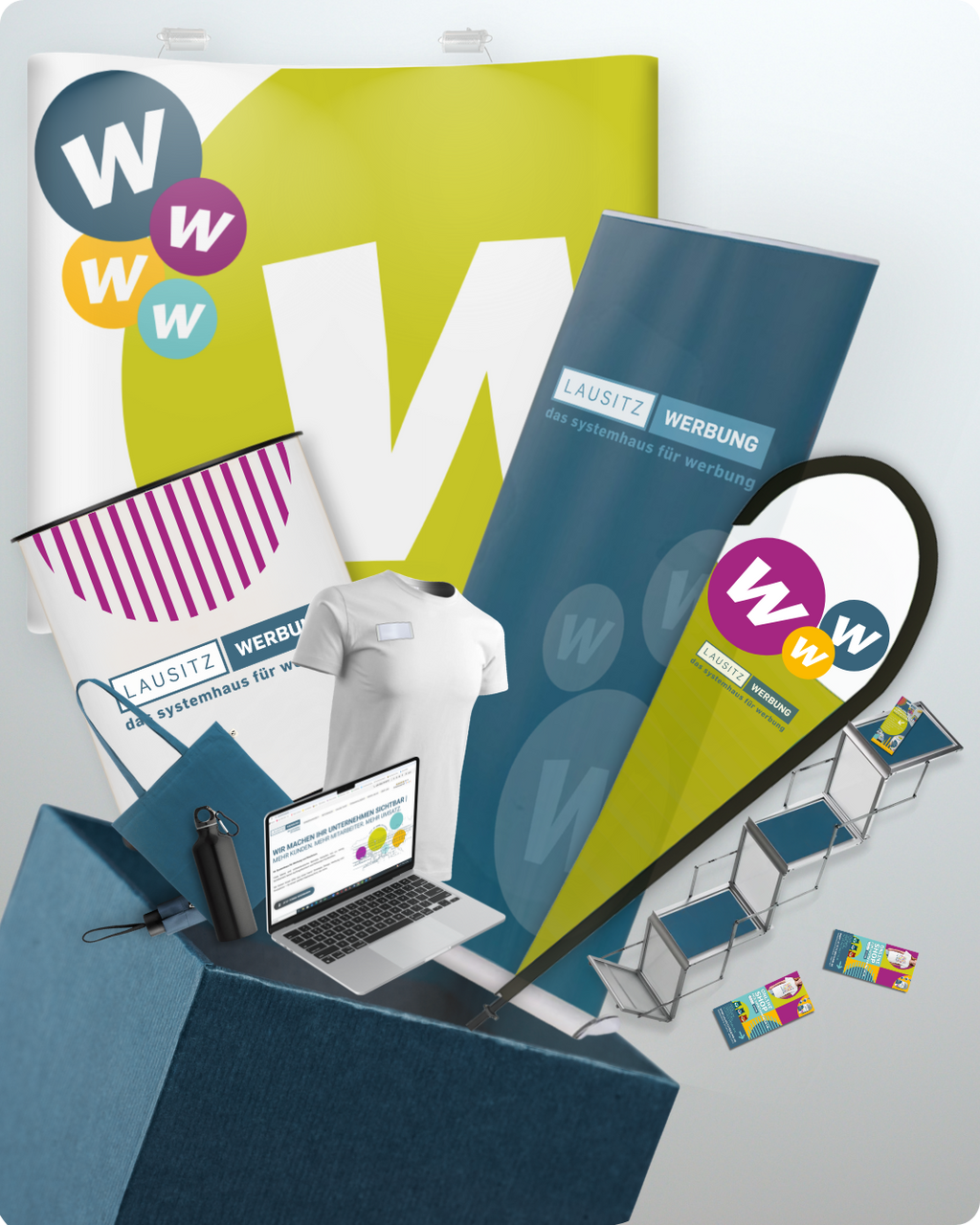 Messe Paket Erfolgssystem: Mobiler Messestand  inkl. Entwürfe und Digitale Messe-Infoseite mit QR-Code (Landingpage) - Bild 2