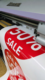 Final Sale , alles muss raus | Sale Fensteraufkleber | Ø 20-90 cm - rot, rosa, orange, blau, grün - Bild 10