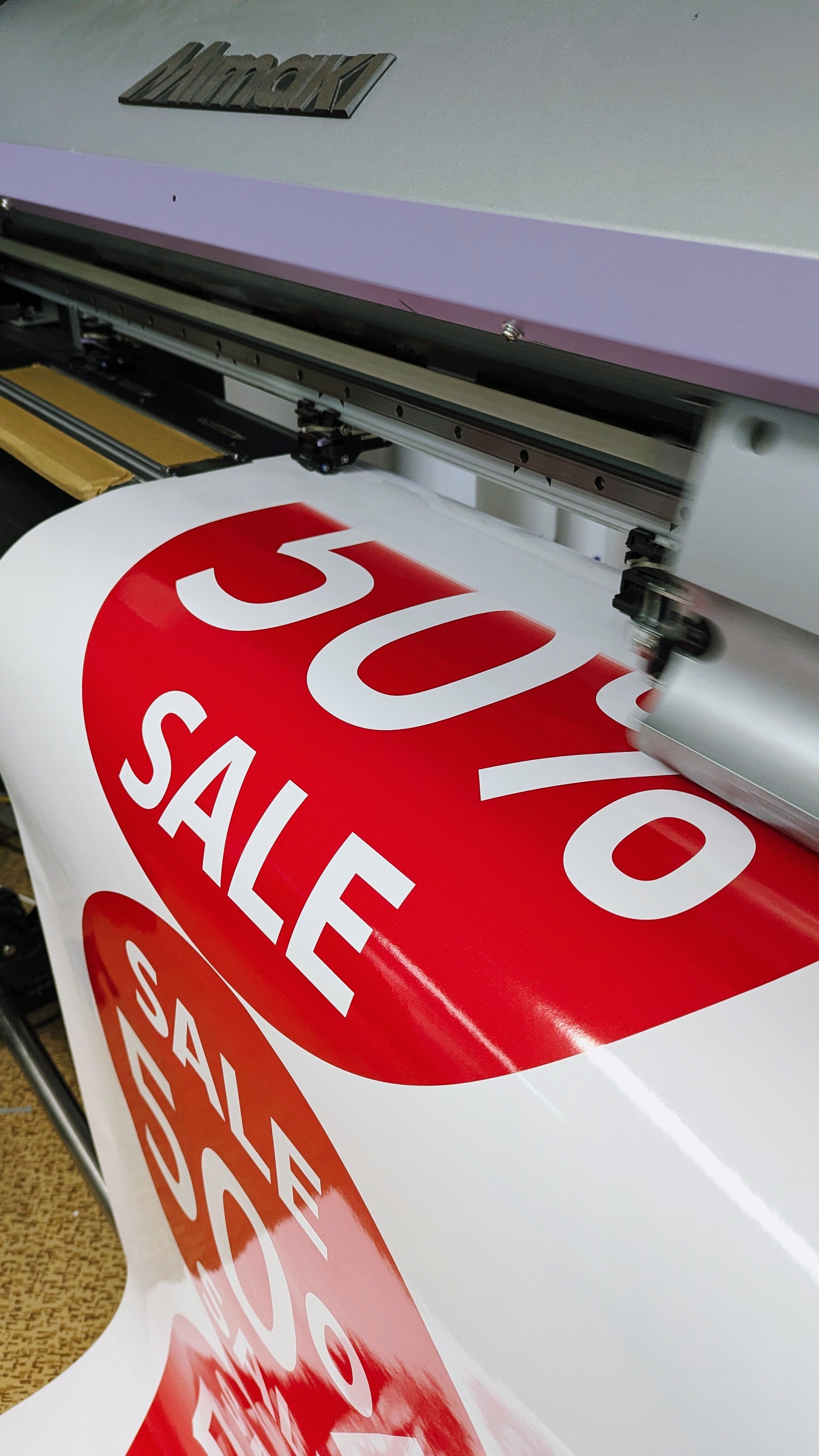 Final Sale , alles muss raus | Sale Fensteraufkleber | Ø 20-90 cm - rot, rosa, orange, blau, grün - Bild 10