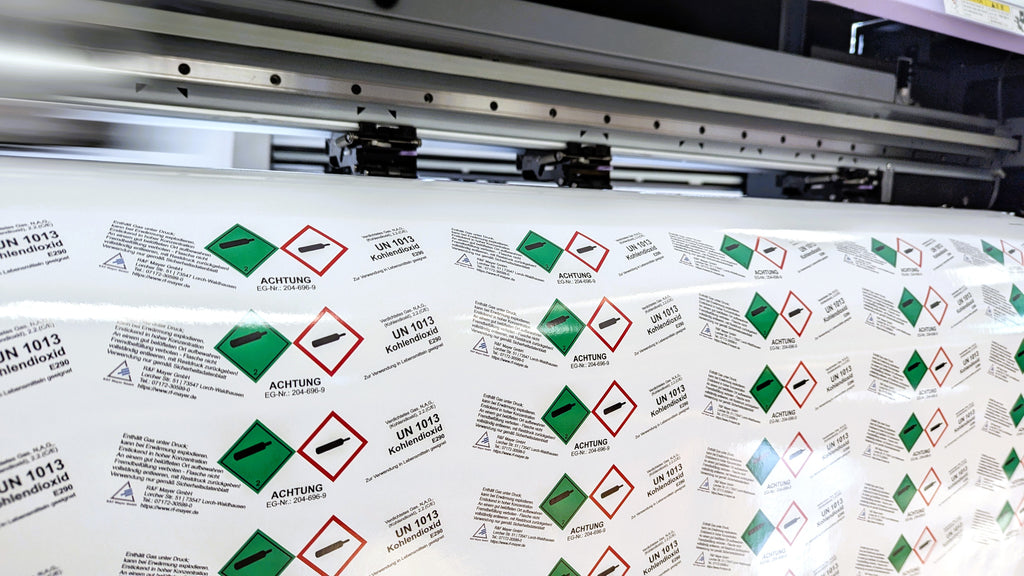 Propangas UN 1965  | Gefahrgut Kennzeichnung Aufkleber | ADR & DIN EN ISO | Personalisierung - Bild 4