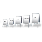 Alu-Line Gehwegaufsteller – Kundenstopper aus Aluminium - Bild 2