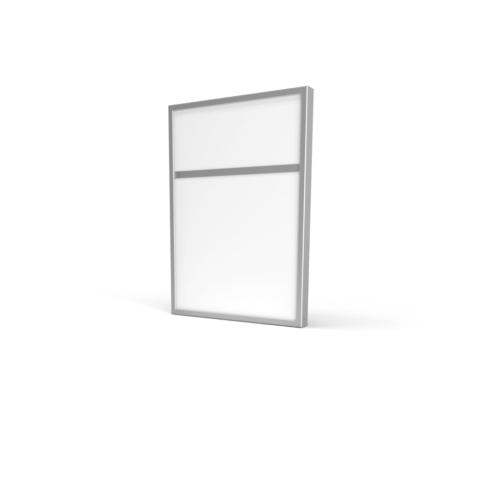 Wand-Firmenschild mit Alu-Rahmen und 2 Feldern  | silber eloxiert,  RAL-Farbton - Bild 13