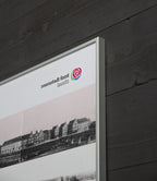 Wand-Firmenschild mit Alu-Rahmen | silber eloxiert,  RAL-Farbton - Bild 10