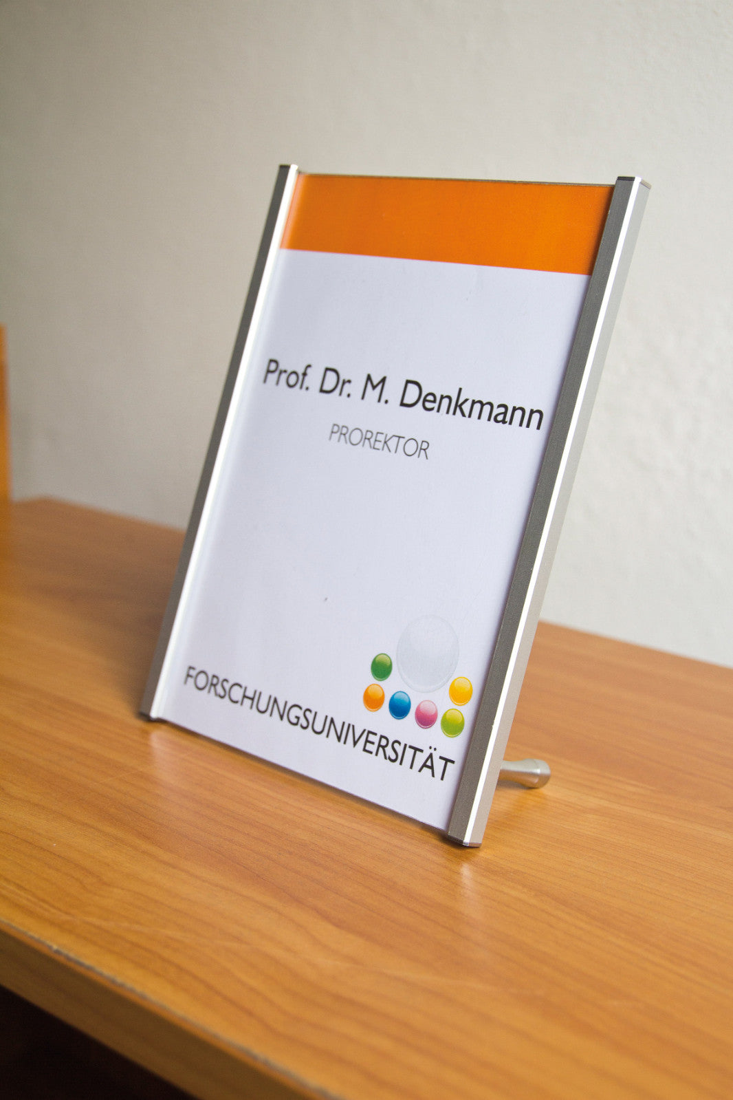 Türschild  mit eckigen Randleisten in silber - Bild 5