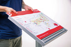 Infotafel | Pultschild 1-beinig | Anti-Graffiti Alu-Platte und verstellbarem Neigungswinkel - Bild 9