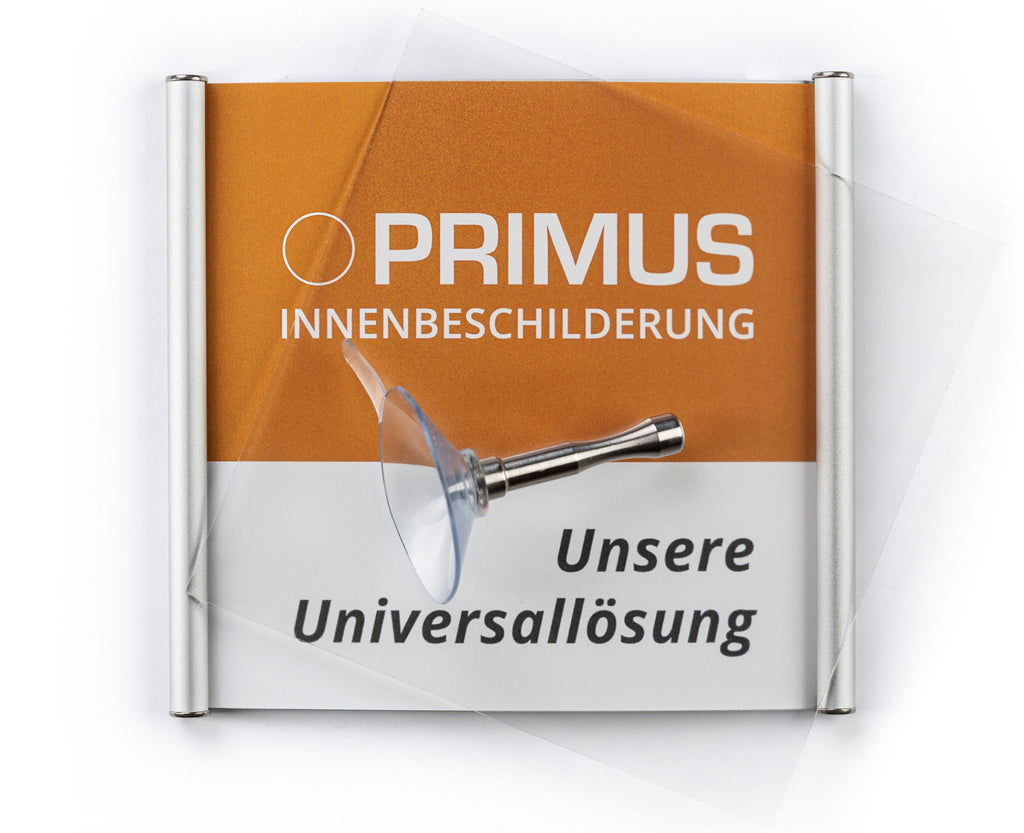 Türschild leicht gewölbt mit runden Randelementen in silber - Bild 8