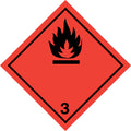 Gefahrstoffsymbol „Entzündbare Flüssigkeiten“, Klasse 3 | Ethanol, Aceton, Dieselkraftstoff | ADR, UN, GGVSEB Gefahrgut Kennzeichnung