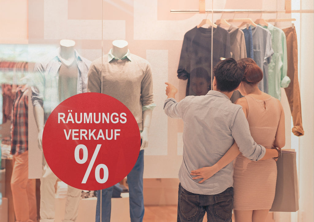 Räumungsverkauf SALE Aufkleber | Aufkleber fürs Schaufenster | Ø 20-90 cm - rot, rosa, orange, blau, grün - Bild 9