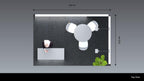 Messestand System Hannover 312 x 212 cm | werkzeugfrei, LED Spots & Hinterleuchtung, ideal für Messeauftritt - Bild 8