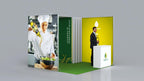 Messestand System Köln 308 x 310 cm | nachhaltig, werkzeugfrei, LED Spots & Hinterleuchtung für professionelle Messen - Bild 2