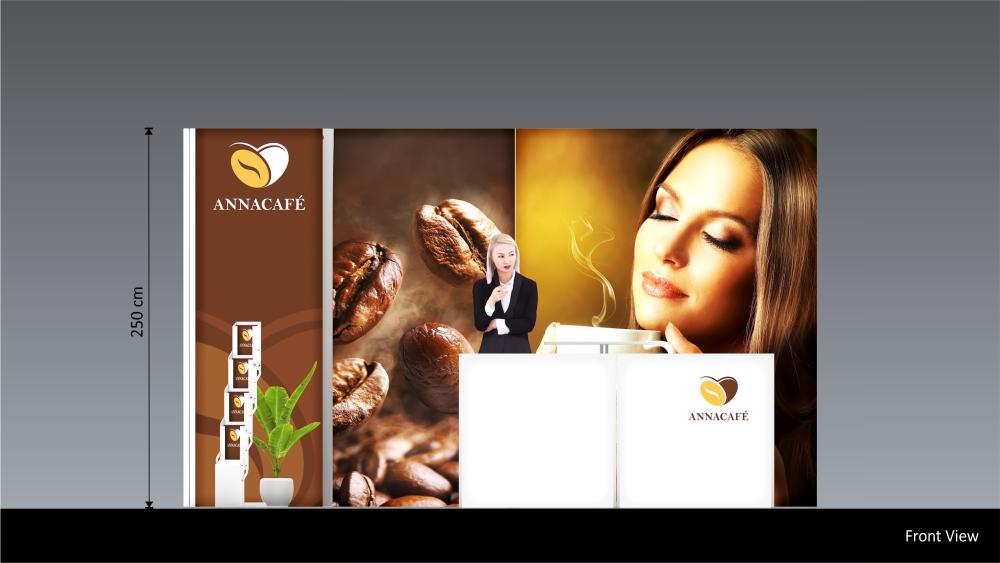 Messestand System Nürnberg 420 x 300 cm | hinterbeleuchtet, werkzeugfrei | für Messen jeder Größe - Bild 7