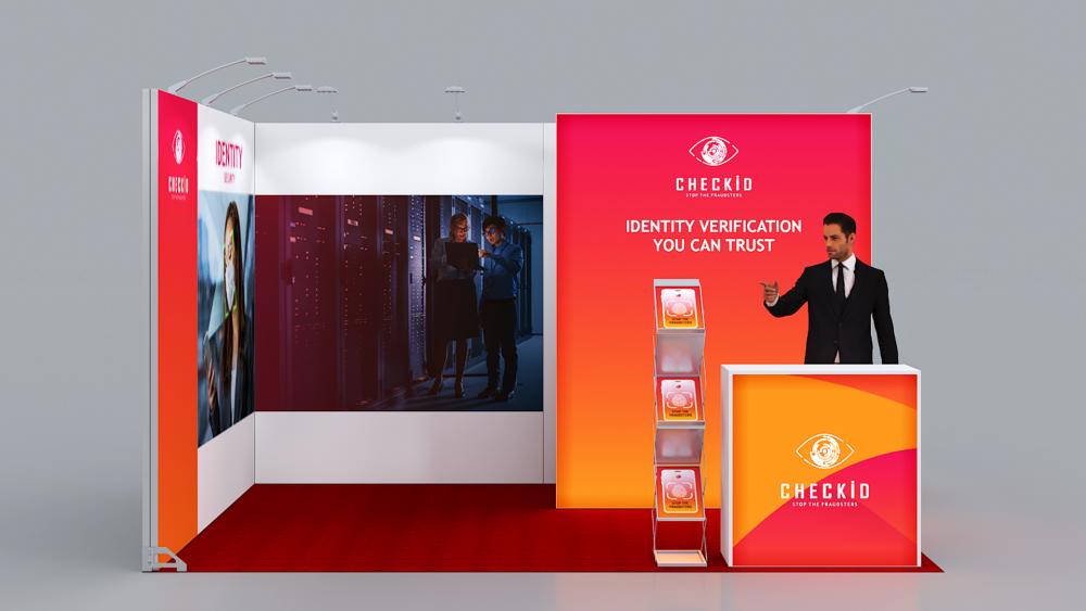 Messestand System Stuttgart 416 x 300 cm | werkzeugfrei, LED Spots & Hinterleuchtung | ideal für Messeauftritt - Bild 3