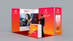 Messestand System Stuttgart 416 x 300 cm | werkzeugfrei, LED Spots & Hinterleuchtung | ideal für Messeauftritt - Bild 4