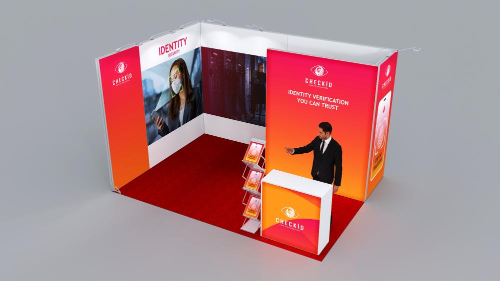 Messestand System Stuttgart 416 x 300 cm | werkzeugfrei, LED Spots & Hinterleuchtung | ideal für Messeauftritt - Bild 6