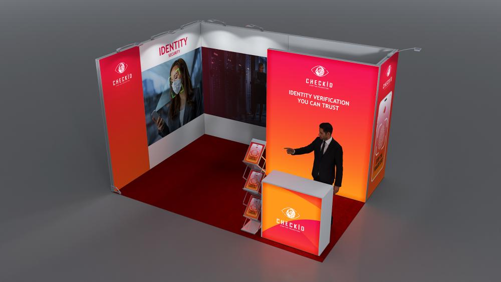 Messestand System Stuttgart 416 x 300 cm | werkzeugfrei, LED Spots & Hinterleuchtung | ideal für Messeauftritt - Bild 7