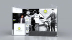 Messestand System Hamburg 400 x 312 cm | werkzeugfrei, LED Spots & Hinterleuchtung | perfekt für Messe - Bild 4