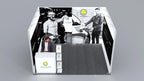 Messestand System Hamburg 400 x 312 cm | werkzeugfrei, LED Spots & Hinterleuchtung | perfekt für Messe - Bild 5