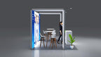 Messestand System Berlin 506 x 300 cm | werkzeugfrei, LED Spots & Hinterleuchtung, ideal für Messeauftritt - Bild 4