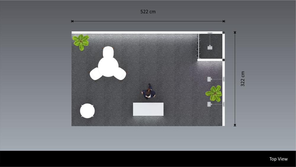 Messewand Stecksystem Leipzig 522 x 322 cm | werkzeugfrei, LED Spots & Hinterleuchtung | ideal für Messeauftritt - Bild 8
