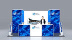 Messewand Stecksystem Mannheim 508 x 400 cm | werkzeugfrei, LED Spots & Hinterleuchtung für Messeauftritt - Bild 3