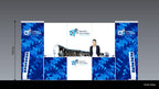 Messewand Stecksystem Mannheim 508 x 400 cm | werkzeugfrei, LED Spots & Hinterleuchtung für Messeauftritt - Bild 7